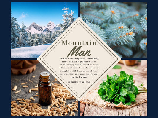 Mountain Man Candle - MillerCandleCo.