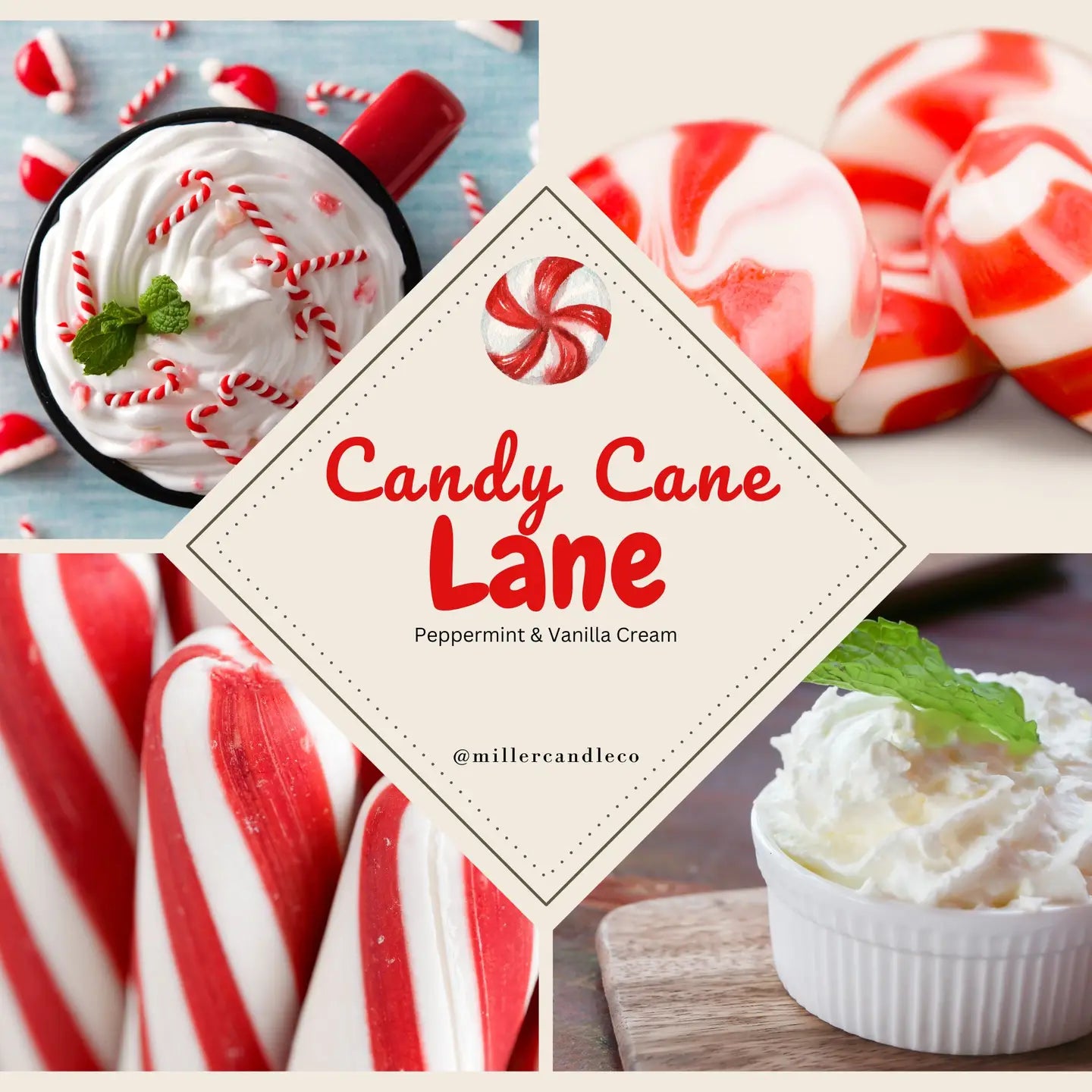 Candy Cane Lane Room Spray - Limited Winter Collection - MillerCandleCo.
