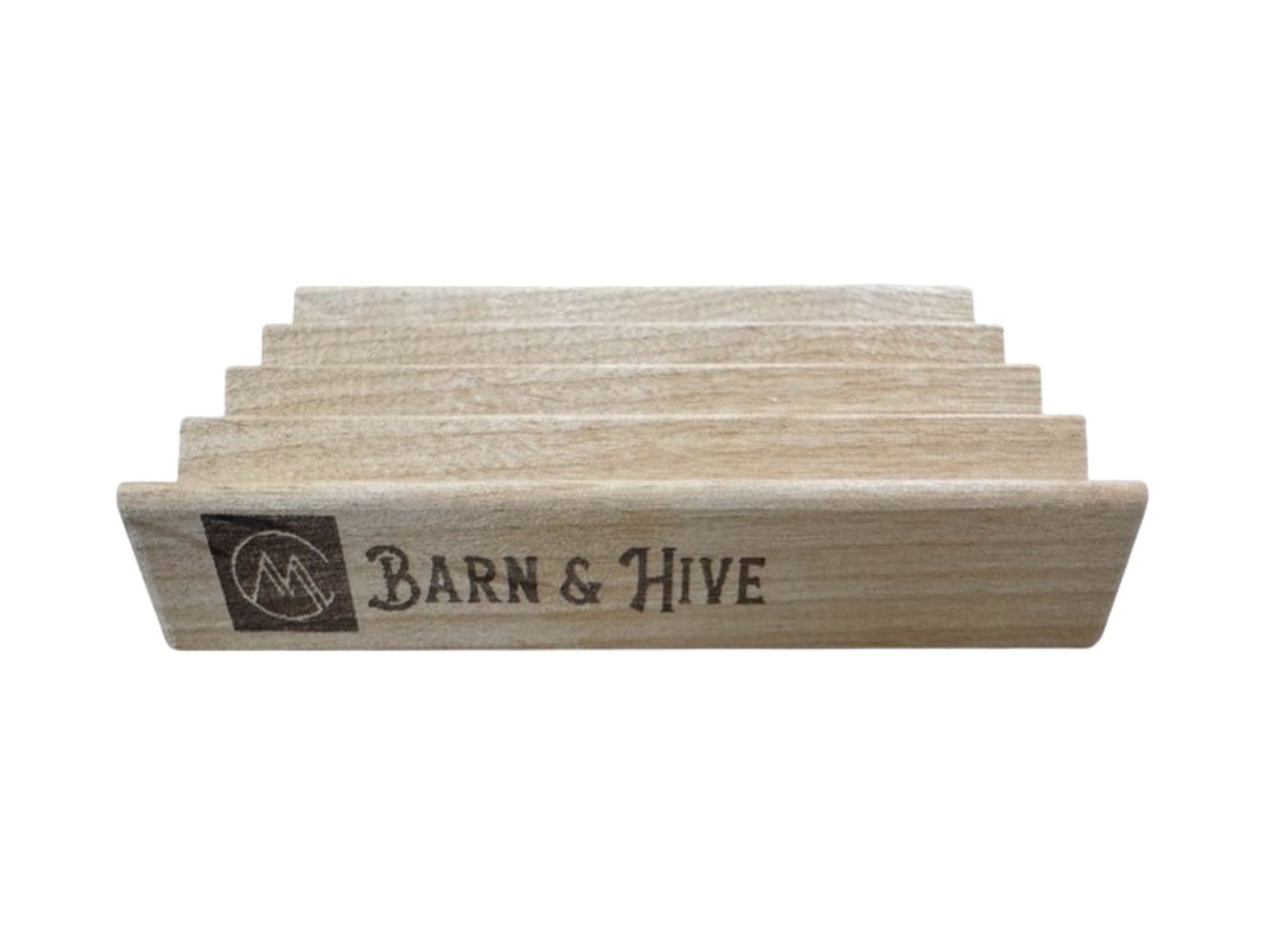 Barn & Hive Red Alder Wood Soap Dish — Boardwalk Style - MillerCandleCo.