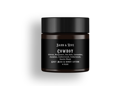 Cowboy-Goat Milk +Honey Lotion