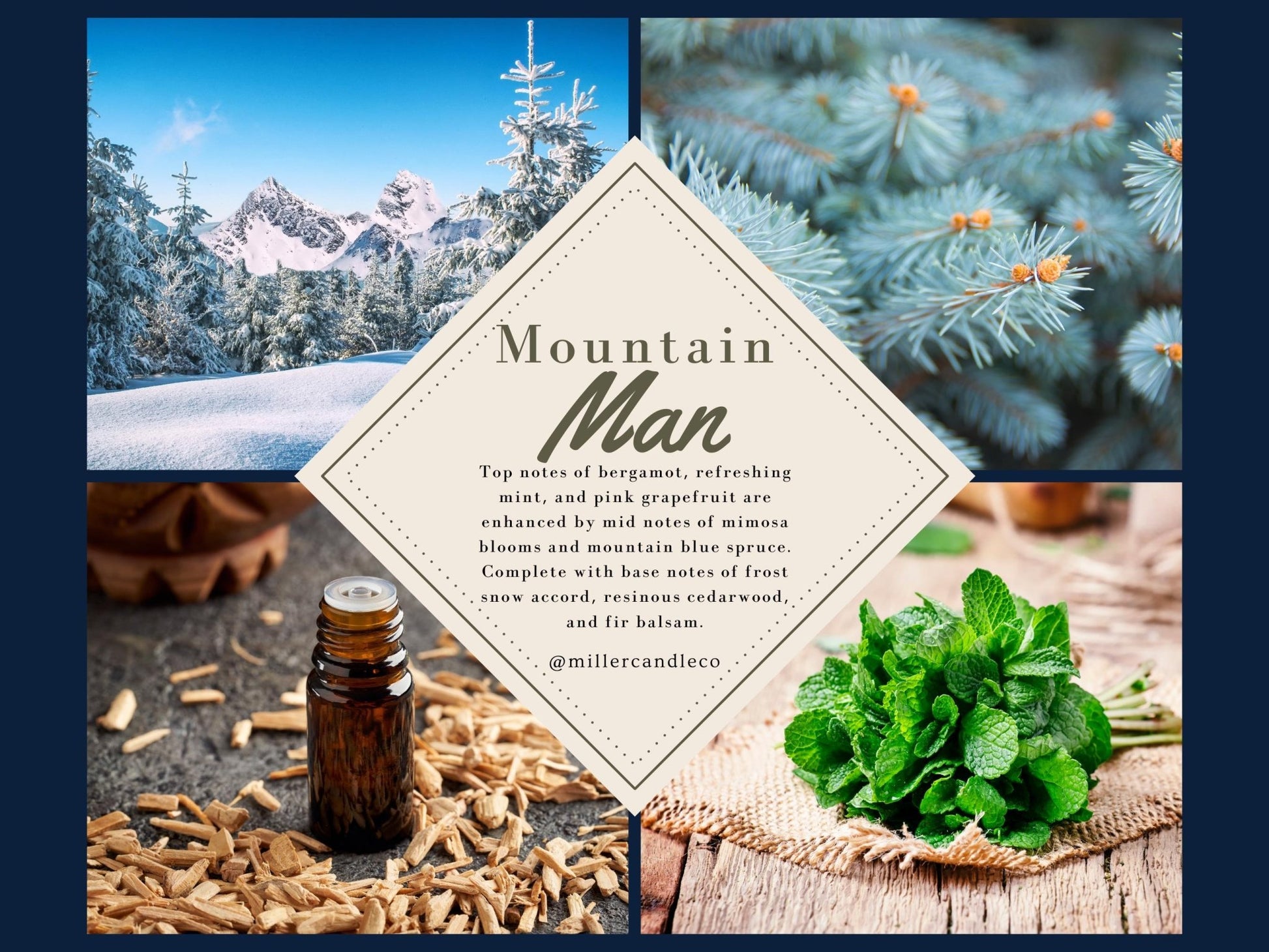 Mountain Man Candle - MillerCandleCo.