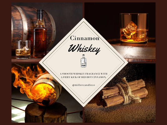 Cinnamon Whiskey Candle - MillerCandleCo.