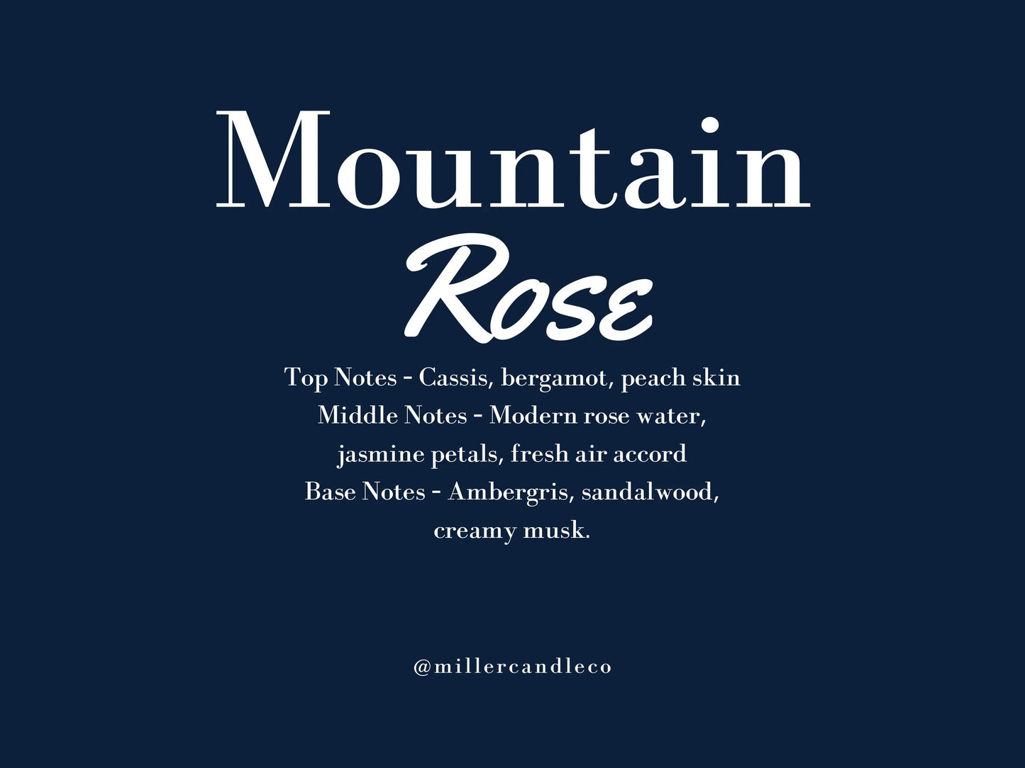 Mountain Rose Wax Melts - MillerCandleCo.