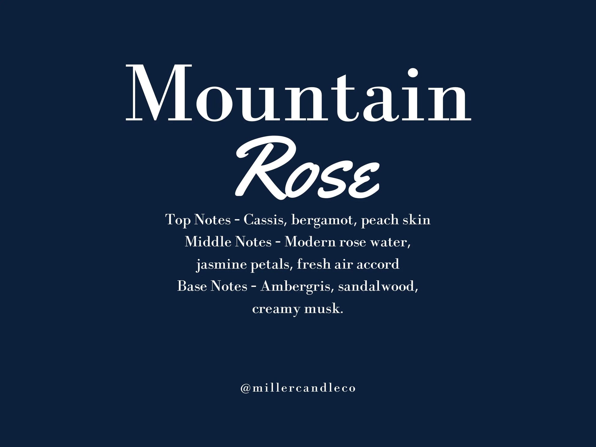 Mountain Rose Wax Melts - MillerCandleCo.