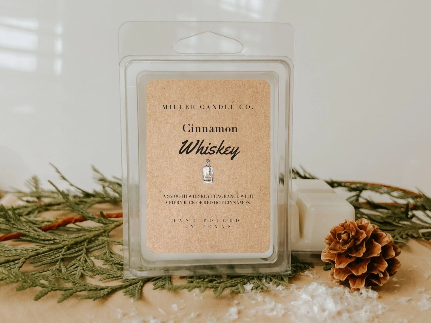 Cinnamon Whiskey Wax Melts - MillerCandleCo.