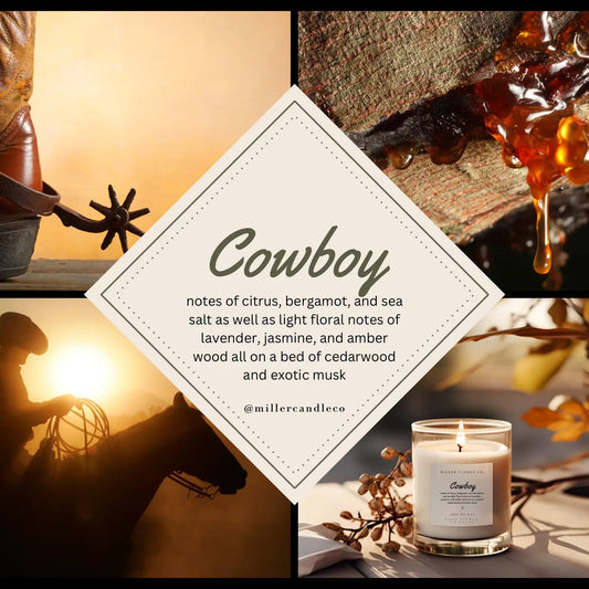 Cowboy Car Diffuser - MillerCandleCo.