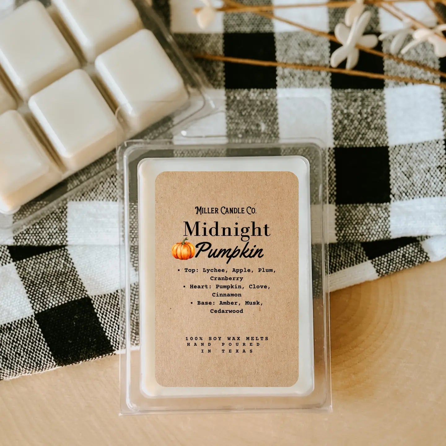 Midnight Pumpkin Wax Melts - Limited Fall Collection - MillerCandleCo.