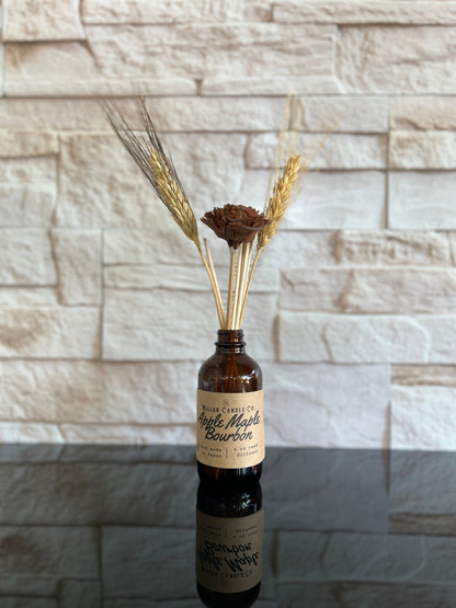 Apple Maple Bourbon Reed Diffuser - Limited Fall Collection - MillerCandleCo.