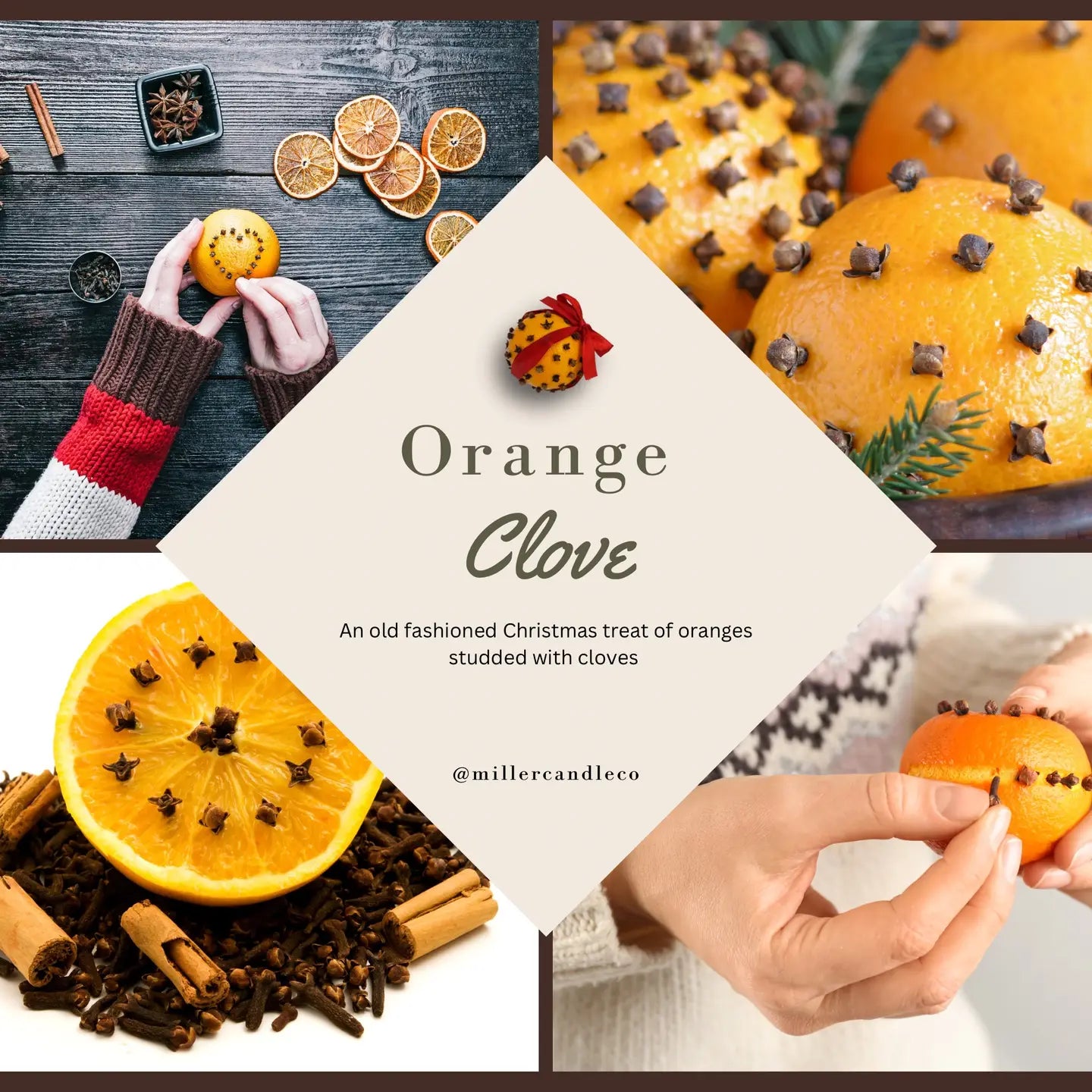 Orange Clove Wax Melts - MillerCandleCo.