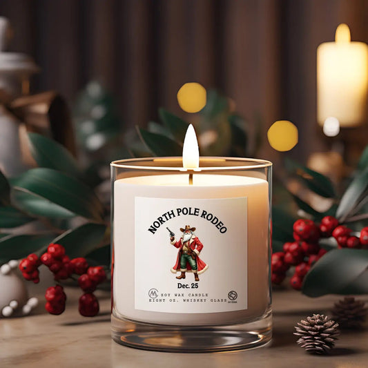 North Pole Rodeo Candle - Limited Winter Collection - MillerCandleCo.