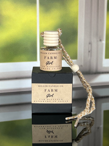 Farm Girl Car Diffuser - MillerCandleCo.