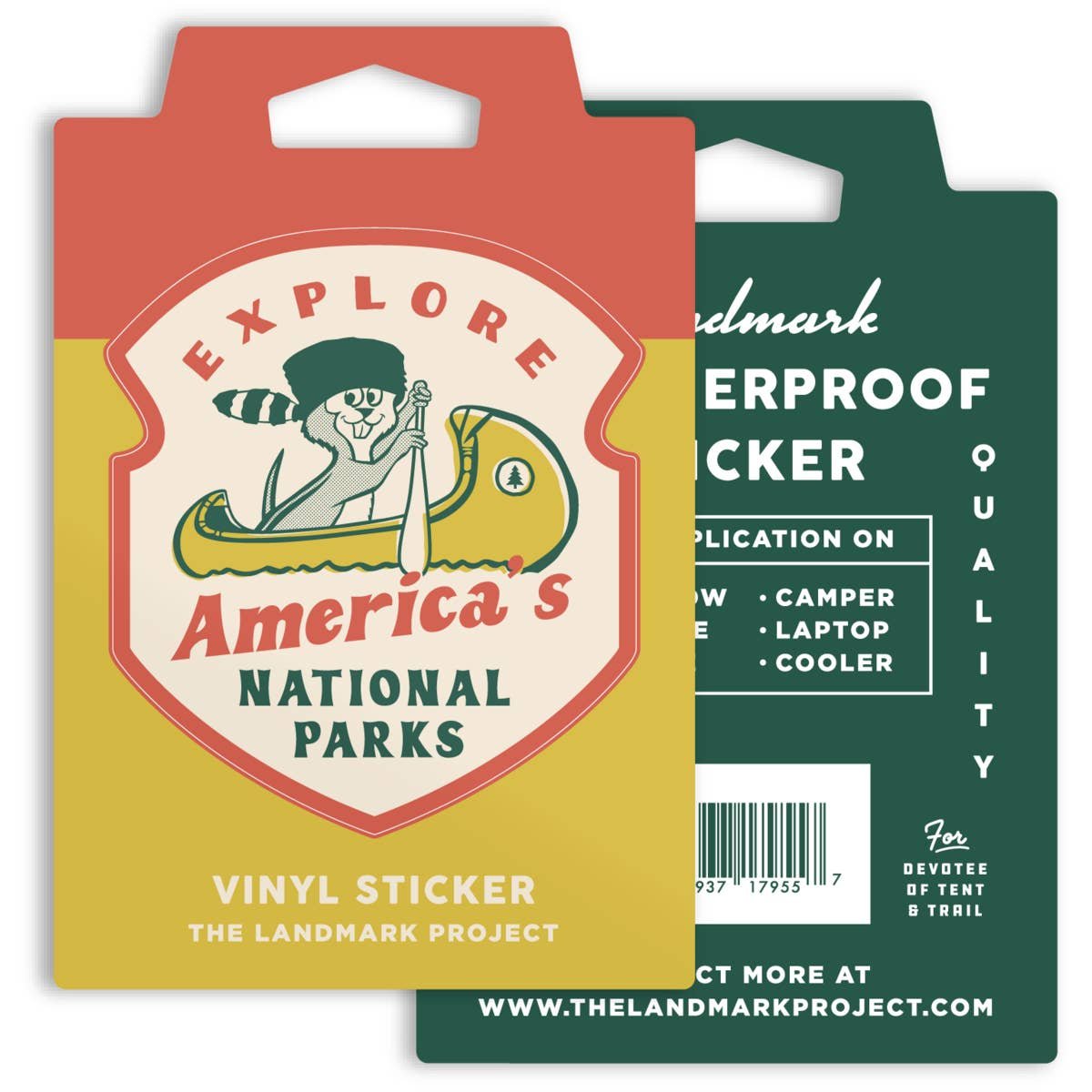Paddle the Parks Sticker - Miller Candle Co.