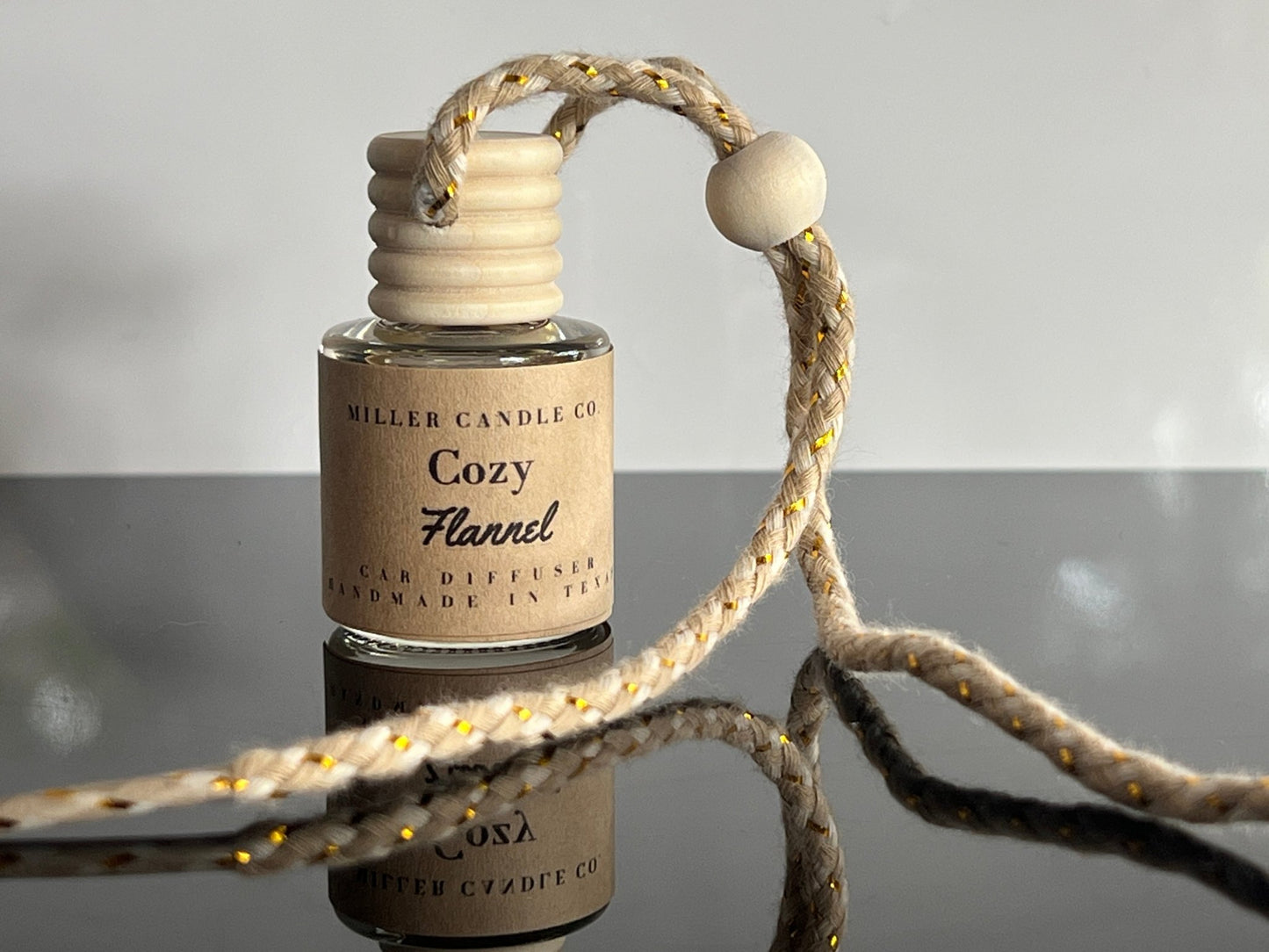 Cozy Flannel Car Diffuser - MillerCandleCo.