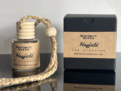 Hay Field Car Diffuser - MillerCandleCo.