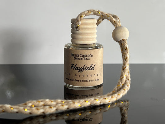 Hay Field Car Diffuser - MillerCandleCo.