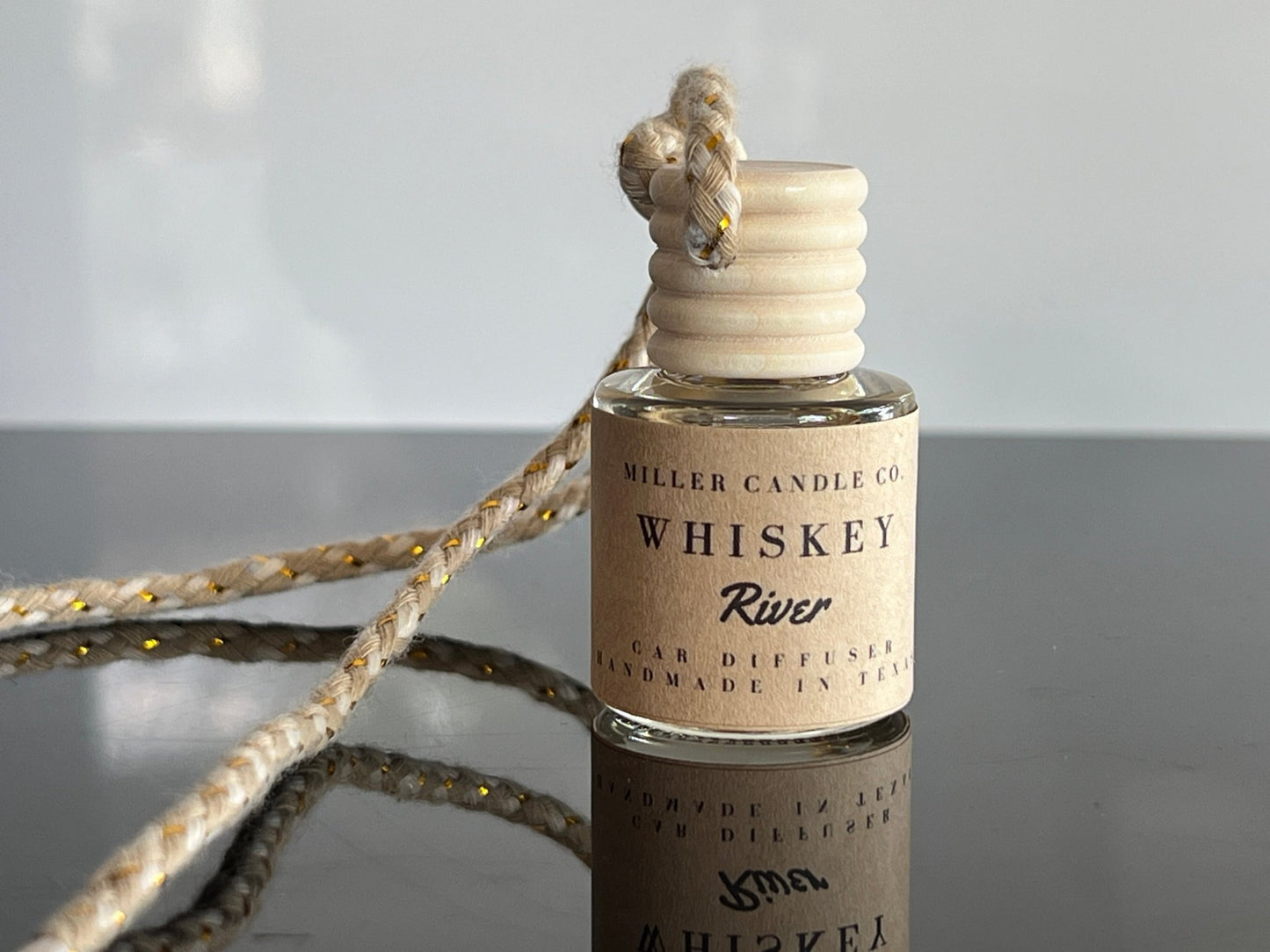 Whiskey River Car Diffuser - MillerCandleCo.