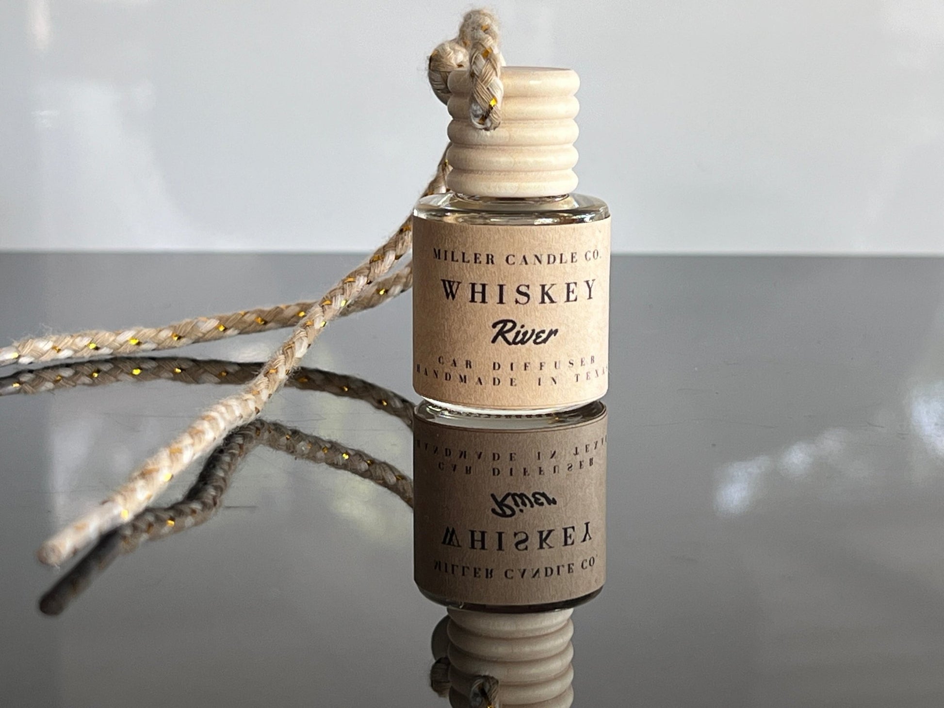 Whiskey River Car Diffuser - MillerCandleCo.