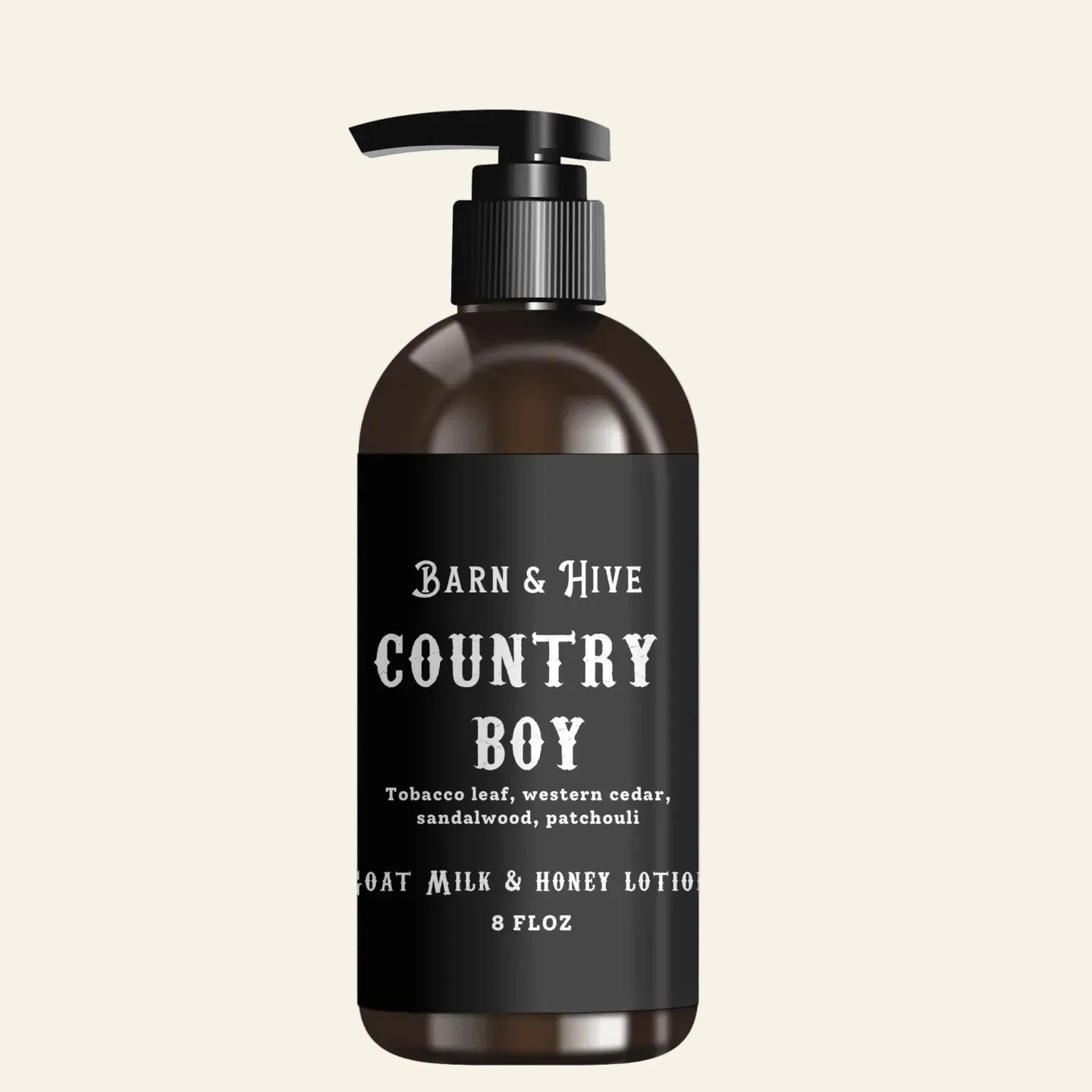 Country Boy - Goat Milk + Honey Lotion - Miller Candle Co.