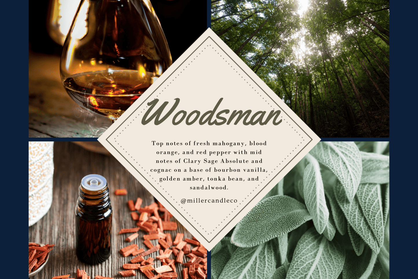 Woodsman Candle - MillerCandleCo.