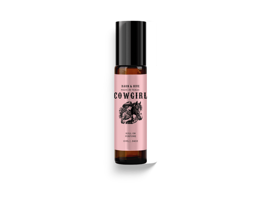 Cowgirl— Barn & Hive Western Collection Roll - On Perfume - Miller Candle Co.