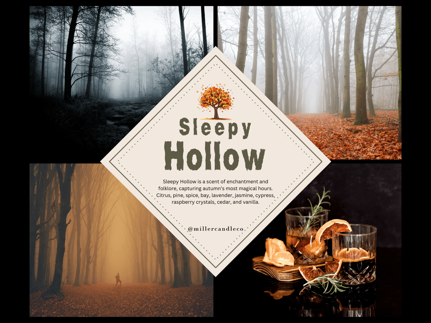 Sleepy Hollow Wax Melts - Limited Fall Collection - MillerCandleCo.