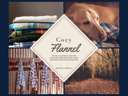 Cozy Flannel Car Diffuser - MillerCandleCo.