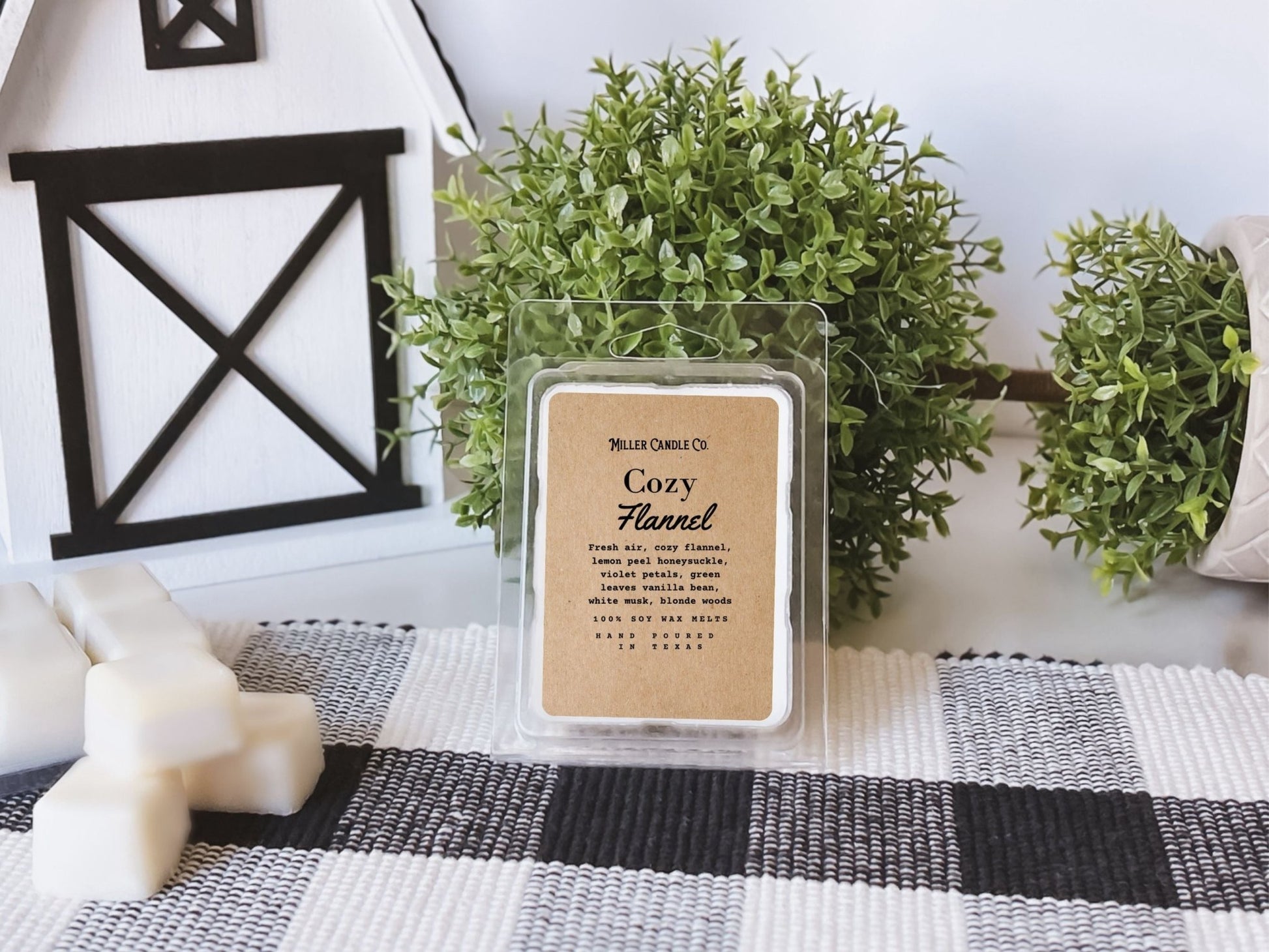 Cozy Flannel Wax Melts - MillerCandleCo.