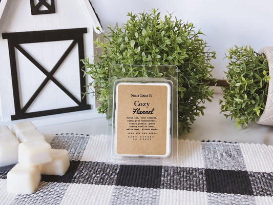 Cozy Flannel Wax Melts - MillerCandleCo.