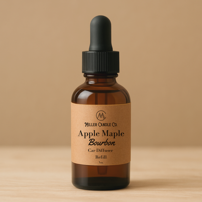 Apple Maple Bourbon Car Diffuser Refill