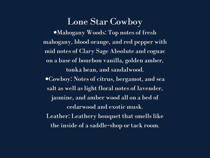 Lone Star Cowboy Candle - MillerCandleCo.