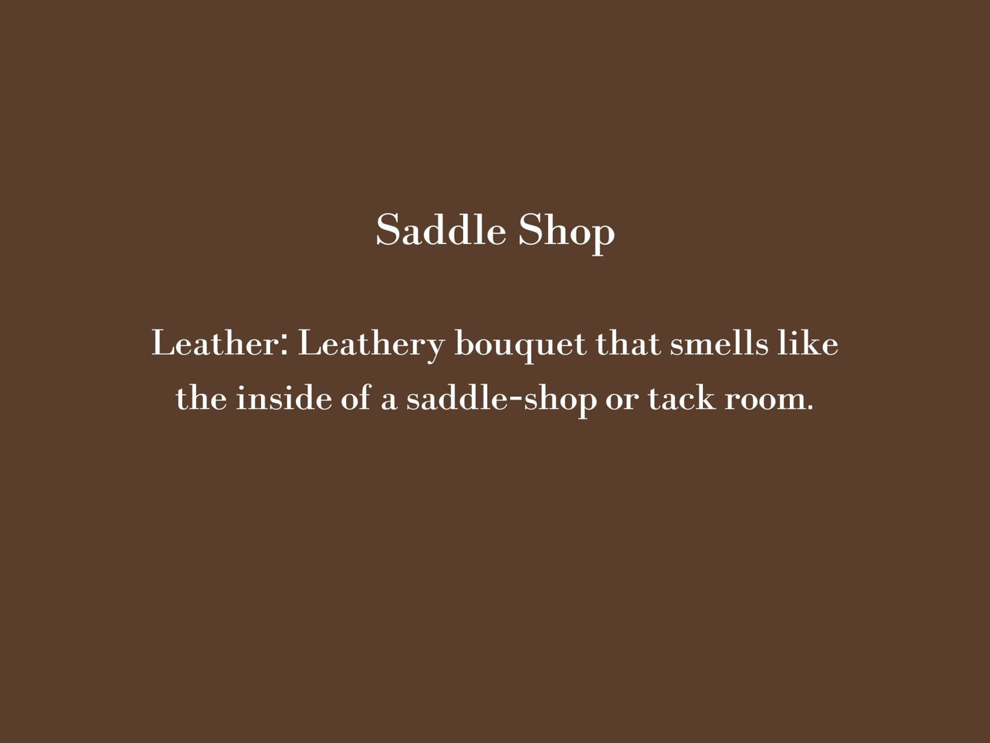 Saddle Shop Candle - MillerCandleCo.
