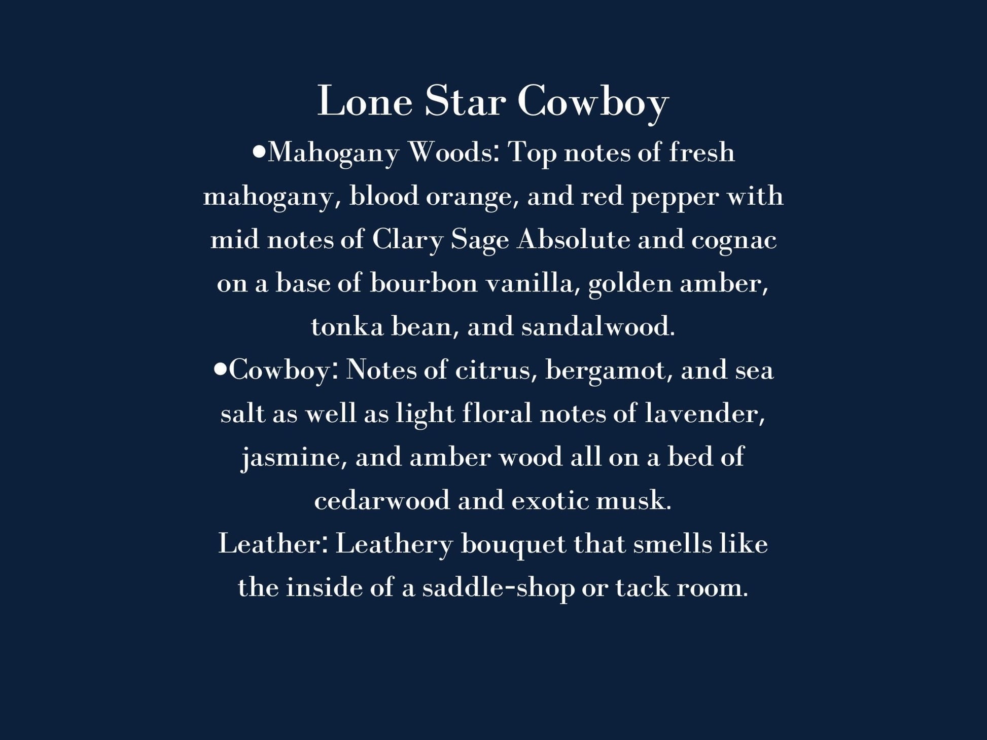 Lone Star Cowboy Wax Melts - MillerCandleCo.