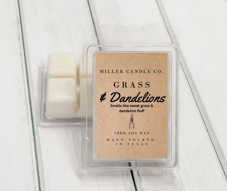 Grass & Dandelions Soy Wax Melts - MillerCandleCo.