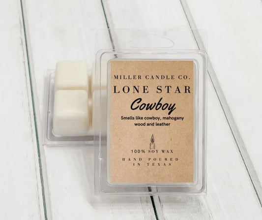 Lone Star Cowboy Wax Melts - MillerCandleCo.