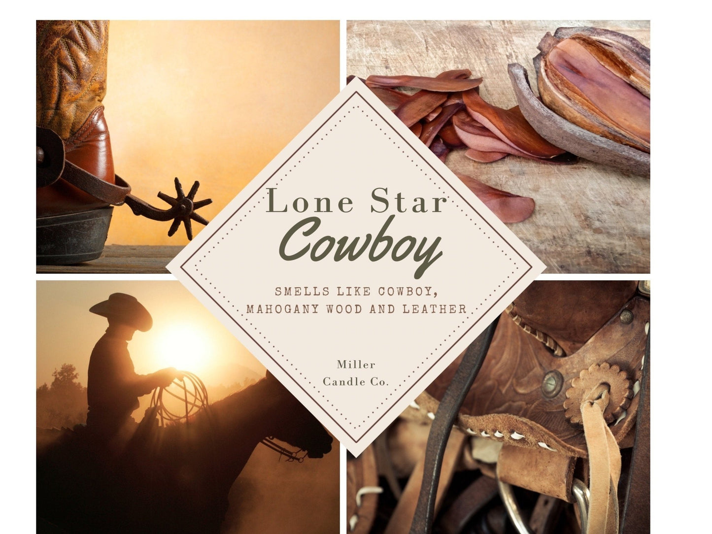 Lone Star Cowboy Wax Melts - MillerCandleCo.