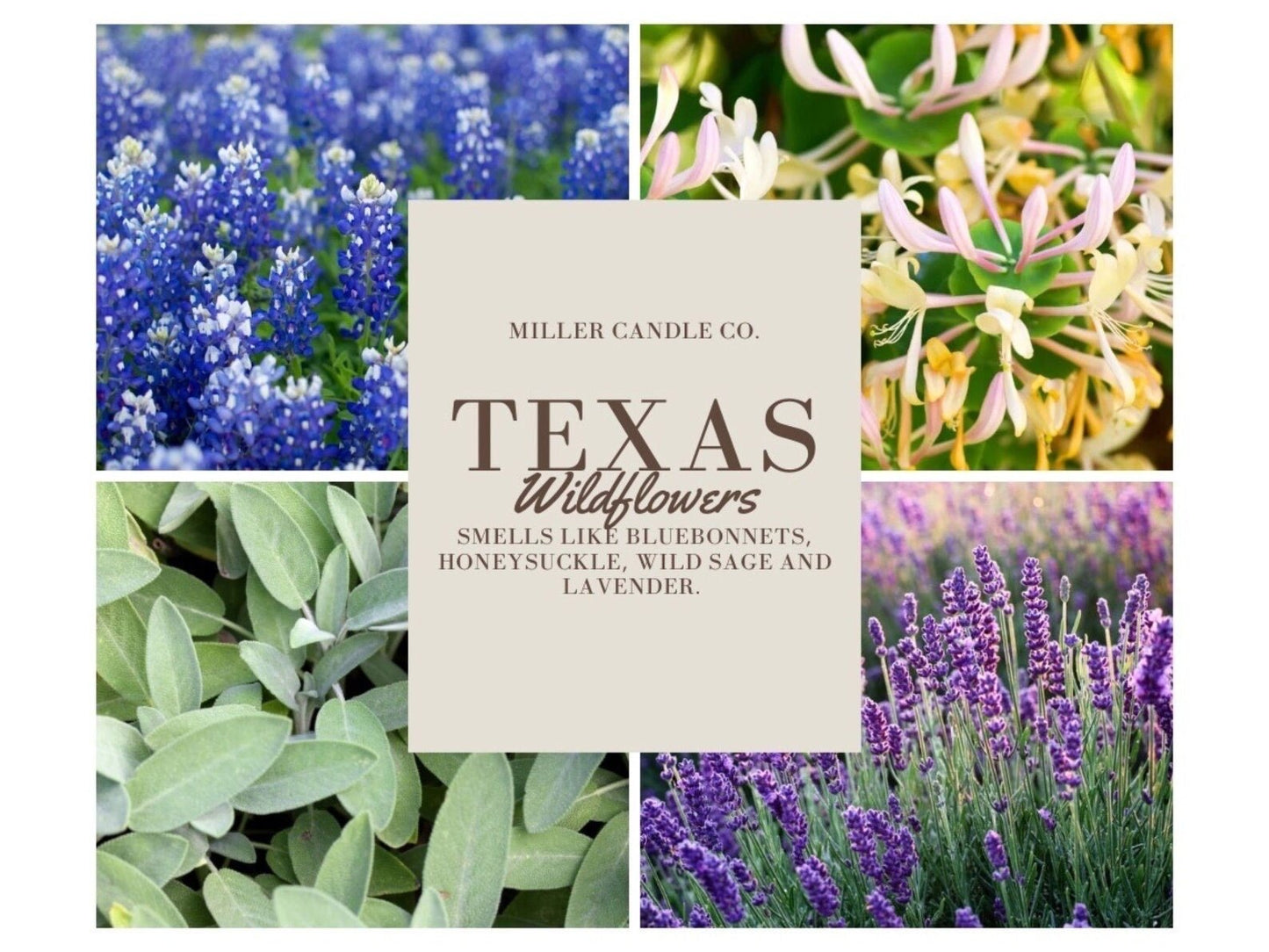 Texas Wildflowers Candle - MillerCandleCo.