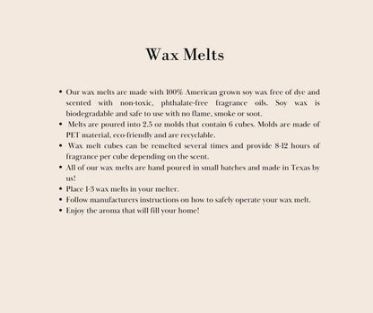 Texas Wildflowers Wax Melts - MillerCandleCo.