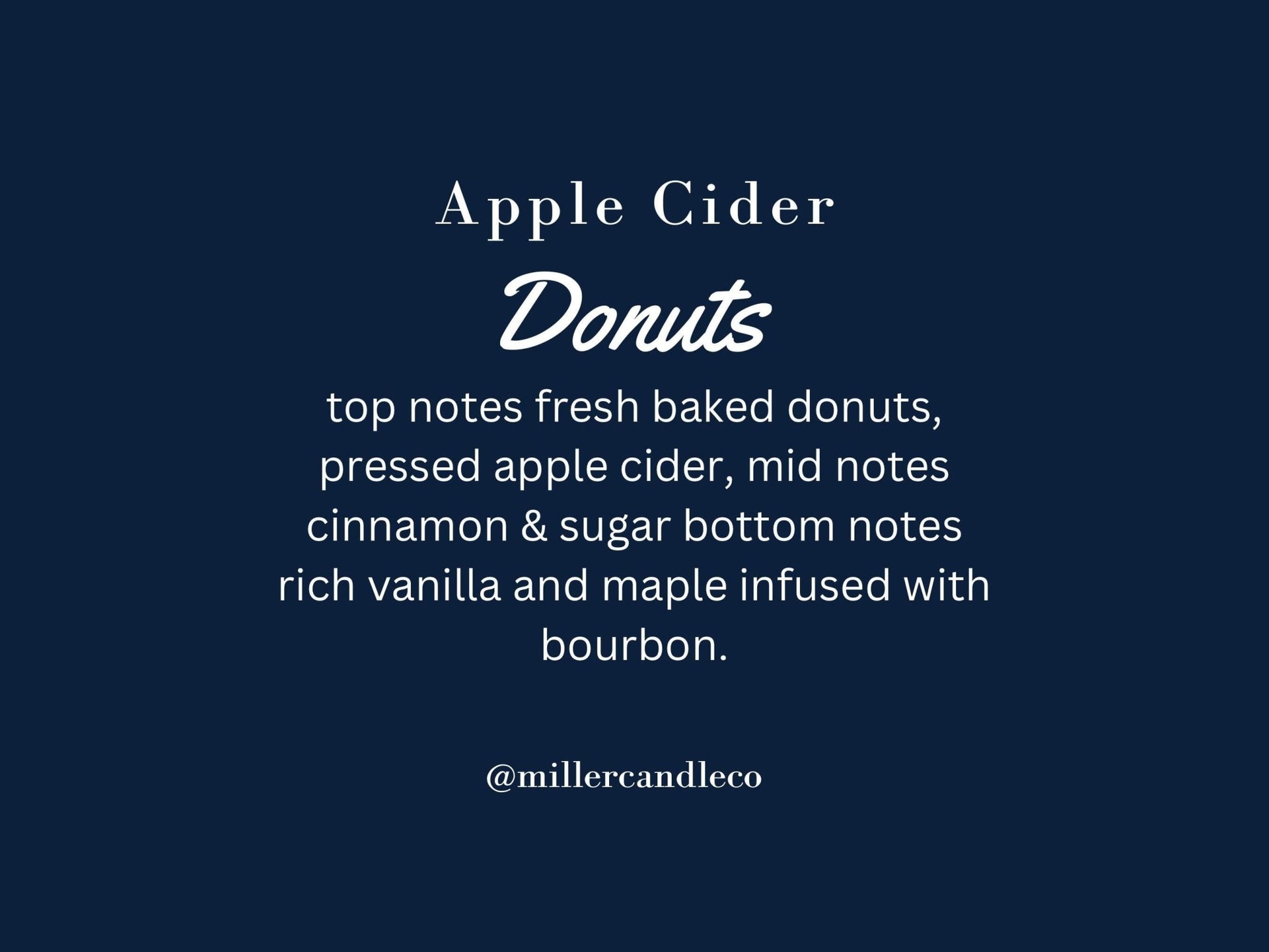 Apple Cider Donuts Candle - MillerCandleCo.