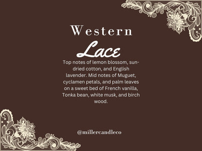 Western Lace Wax Melts - MillerCandleCo.