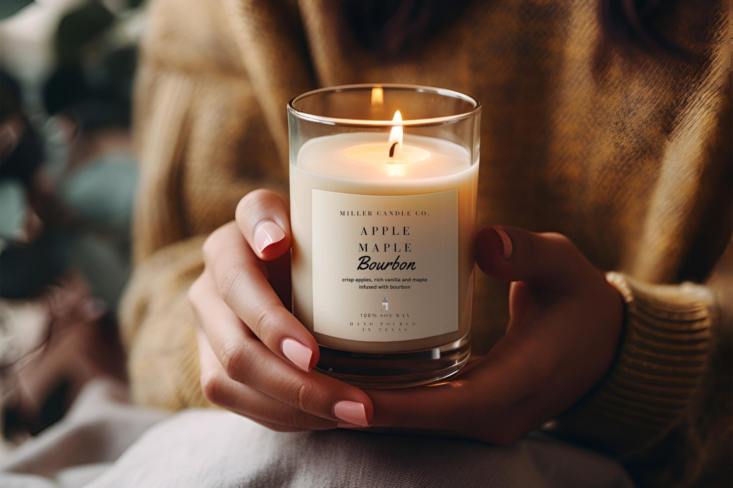 Apple Maple Bourbon Candle - Limited Fall Collection - MillerCandleCo.