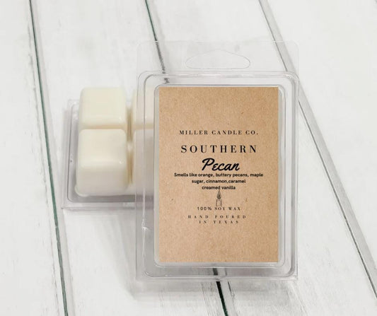Southern Pecan Wax Melts - Limited Fall Collection - MillerCandleCo.
