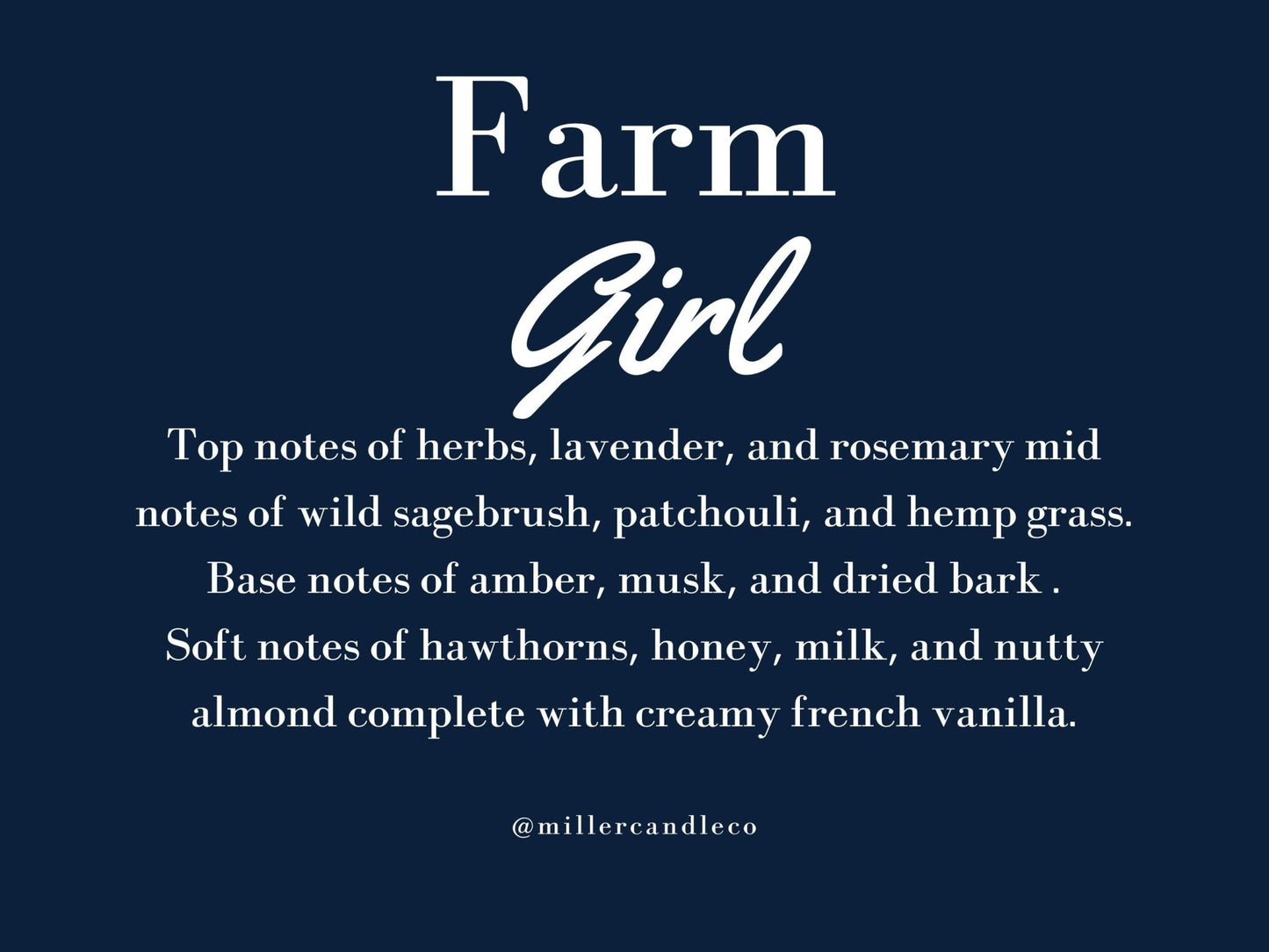 Farm Girl Candle - MillerCandleCo.