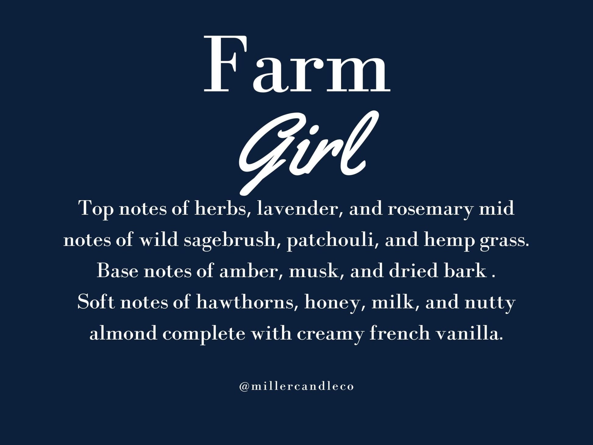 Farm Girl Candle - MillerCandleCo.