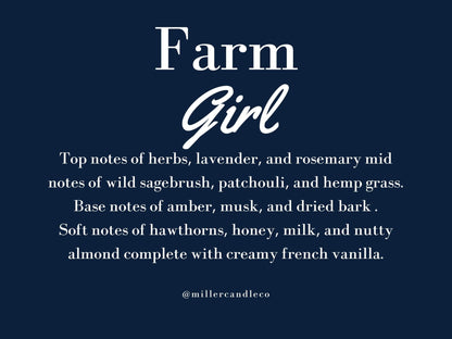 Farm Girl Candle - MillerCandleCo.