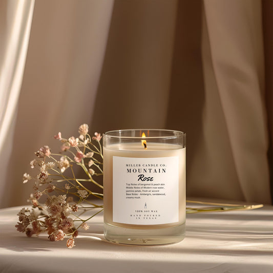 Mountain Rose Soy Candle - MillerCandleCo.