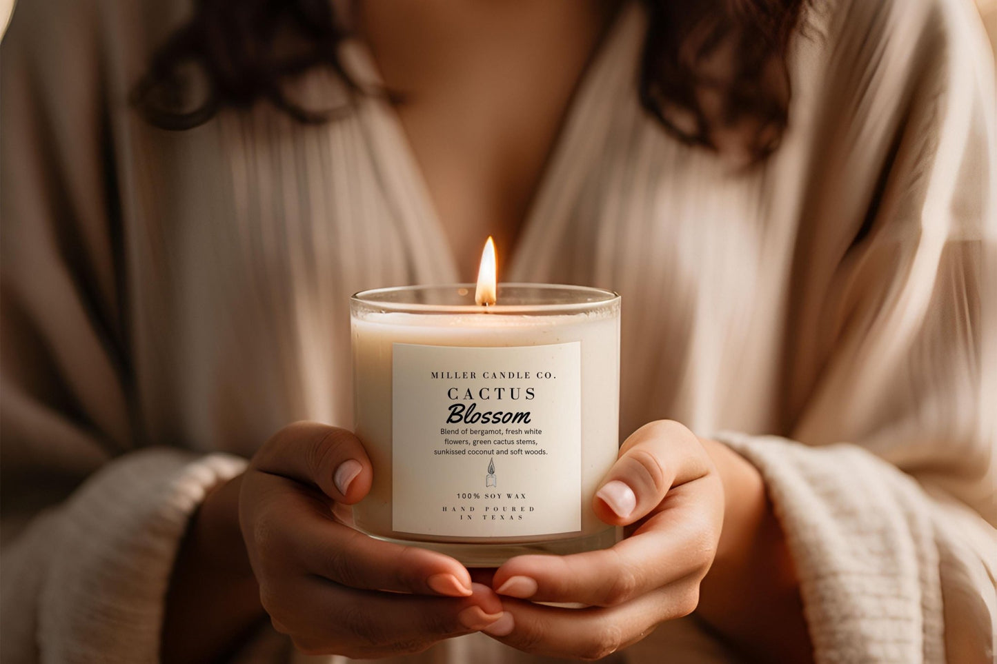 Cactus Blossom Candle - MillerCandleCo.