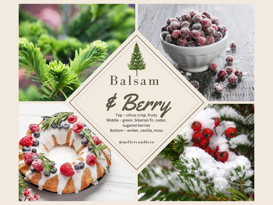 Balsam & Berry Candle - MillerCandleCo.