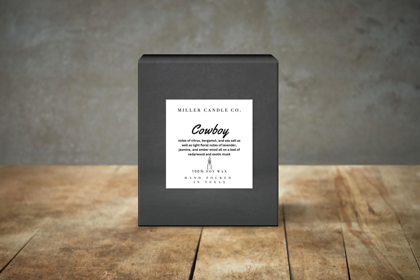 Cowboy Candle - MillerCandleCo.