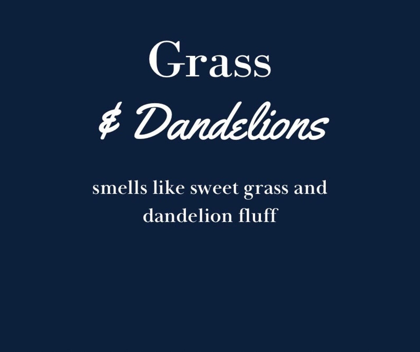 Grass & Dandelions Candle - MillerCandleCo.