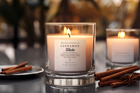 Cinnamon Sticks Candle - Limited - Time Winter Collection - MillerCandleCo.